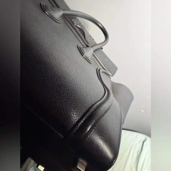 Celine Mini Luggage Drummed Leather Black Tote - Picture 10 of 16